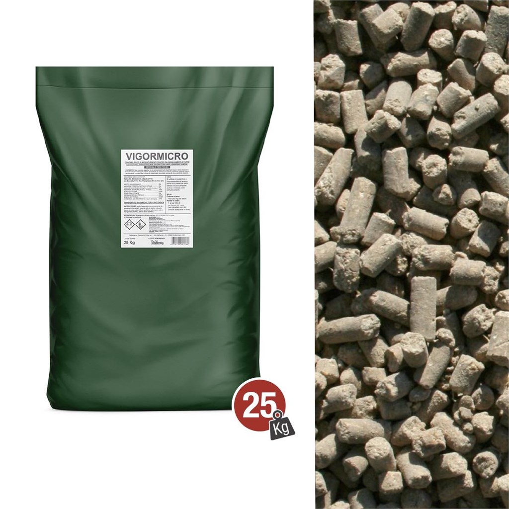VIGORMICRO - PELLET - BIOLOGICO - KG 25